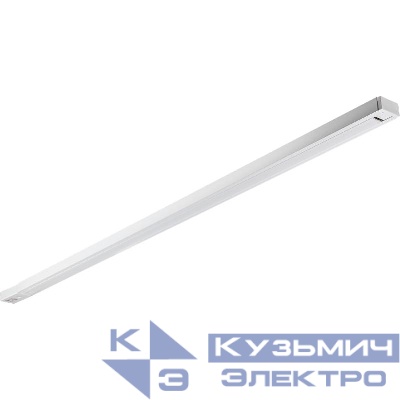 Шинопровод трековый накладной 1ф ARTLINE с питанием и заглушкой 1м алюм./медь с держателями с пластиковой планкой бел. Ritter 59783 8