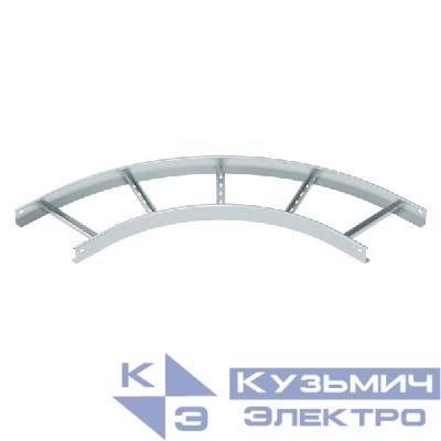 Секция угловая 90град. лестничного лотка 60х300мм R=500мм OBO 6211424