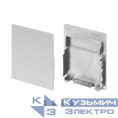 Заглушка SL-LINE-4050-3L-LOW глухая пластик (комплект) Arlight 044674