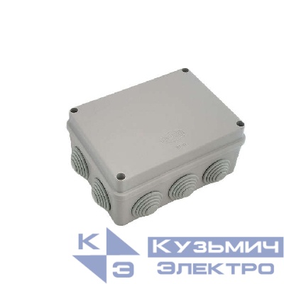 Коробка распределительная ОП 150х110х70мм IP55 крышка на винтах сер. ГУСИ С3В1510 Евро