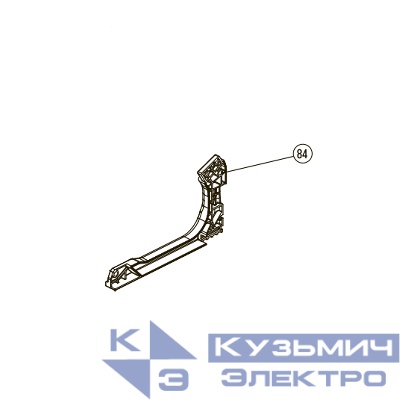 Запчасть №84 для Hybest GSR40A. Правая часть крепления рукоятки