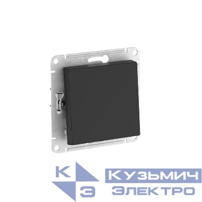 Выключатель 1-кл. AtlasDesign (сх. 1) 10AX быстрозажим. клем. механизм карбон SE ATN001011S