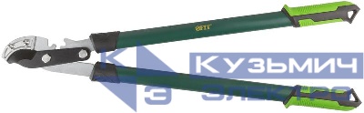 Сучкорез тефлон. покрытие наковальня шестеренч. передача стальные ручки с прорезинен. рукоятками 755мм FIT 77123