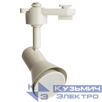 Светильник трековый AL187 под лампу GU10 корпус сталь бел. FERON 48704