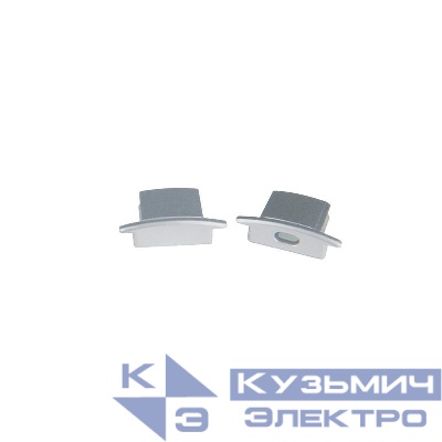 Набор аксессуаров UFE-N11 SILVER B POLYBAG для алюм. профиля заглушки 4шт пластик серебр. Uniel UL-00004059