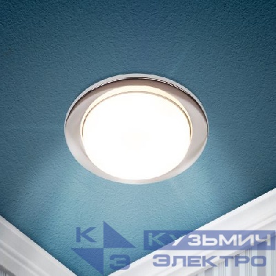 Светильник точечный KL70 CH-10 GX53 встраив. хром (уп.10шт) ЭРА Б0057478