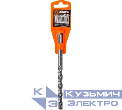 Бур по бетону 10х160х100 SDS-Plus Вихрь 73/10/7/6