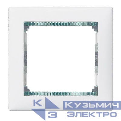 Рамка 1-м Valena бел. кристалл (блист.) IEK 694243
