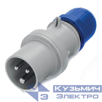 Вилка эл. каб. 32А 2P+E 230В IP44 DKC DIS2133233