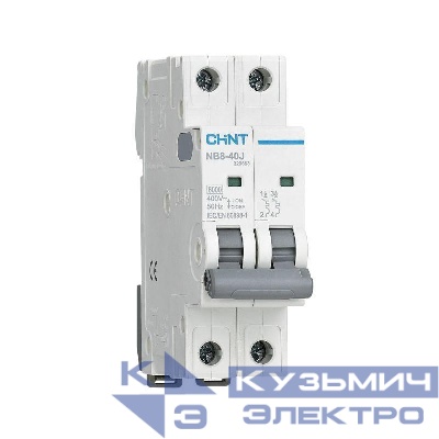 Выключатель автоматический 2п 16А 6кА NB8-40J х-ка C (R) CHINT 320689