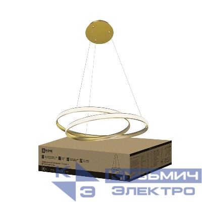 Светильник светодиодный ESTETIKA DALI-HL-90GL 90Вт 3000-6500К 230В 500х500х120мм 1.2м трос ДУ зол. IN HOME 4690612062419