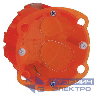 Коробка унив. 1п. глуб. 40мм Batibox Leg 080101