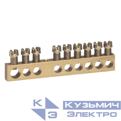 Клеммник без изол. 1х6-25+8х1.5-16кв.мм Leg 004803