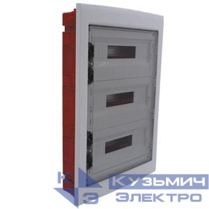 Корпус щита распределительного для модульного оборудования 54M(18х3) встраив. прозр. дверца Cetinkaya Pano CP10954