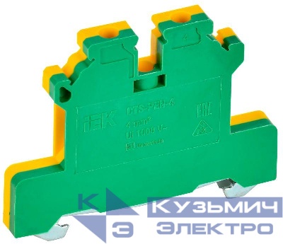 Колодка клеммная CTS-PEN ARMAFIX земля 4кв.мм жел./зел. IEK YCT11-00-K52-004