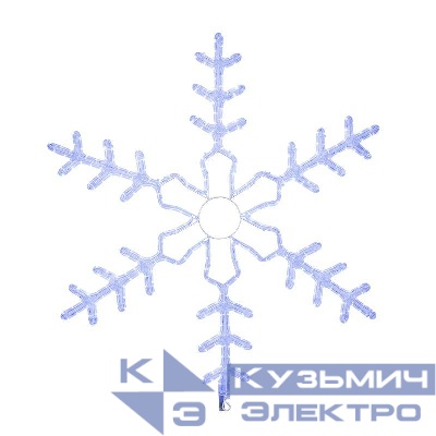 Фигура светодиодная "Снежинка большая" 95х95см 324LED син. 40Вт 220-240В IP65 дюралайт Neon-Night 501-332