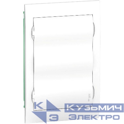 Бокс встраиваемый СП City9 Box 3 ряда 36мод IP40 IK07 80А 2 клеммы с бел. дверцей SE EZ9E312P2FRU