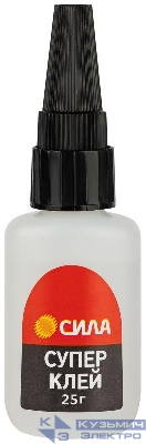 Супер-клей 25г пластик туба СИЛА Б0058949