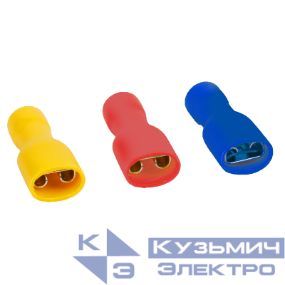 Разъем плоский в изоляции РпвИм OptiKit S-PI-PVC- 5.5-6-0.4 (уп.100шт) КЭАЗ 282898