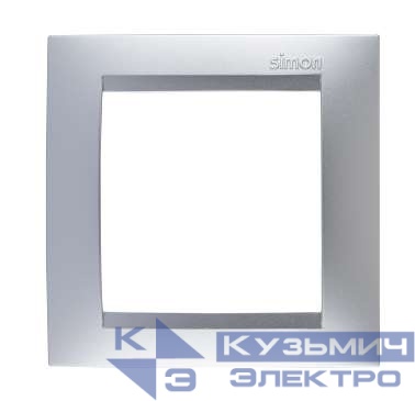 Рамка 1-м Simon15 алюм. Simon 1500610-033