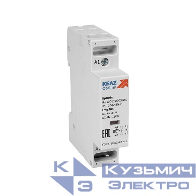 Контактор модульный OptiDin MK-100-2020-230AC КЭАЗ 321123