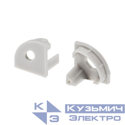 Заглушка ARH-KANT-16R с отверстием пластик Arlight 016189