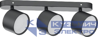 Светильник ML213 настен./потолочн. под лампу GX53 черн. FERON 41479