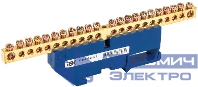 Шина нулевая на DIN-изоляторе ШНИ-6х9-22-Д-С IEK YNN10-69-22D-K07