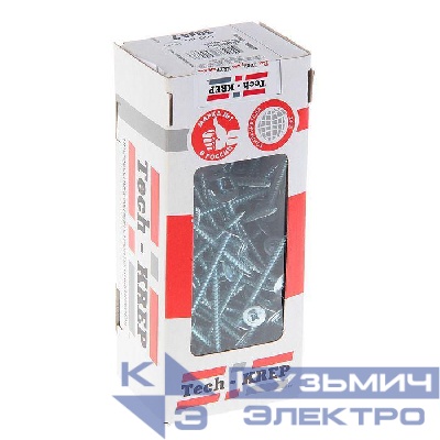 Саморез для тонкого метал. листа 4.2х50 (уп.100шт) коробка Tech-Krep 102144