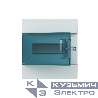 Бокс в нишу Mistral41 8М зеленая дверь (с клемм) ABB 1SLM004101A1202