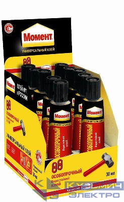 Клей "Момент 88" 30мл шоу-бокс Момент C0036684