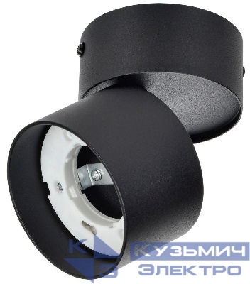 Светильник 4040 GX53 настенно-потолочный черн. IEK LT-USB0-4040-GX53-1-K02