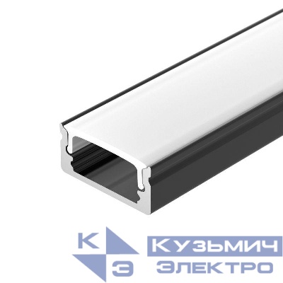 Профиль LINE-1708-2000 ANOD BLACK L2000 алюм. Arlight 040299