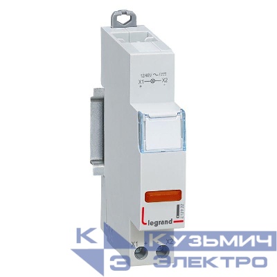 Лампа индикации 1мод. 12/48В CX3 1хLED красн. Leg 412922
