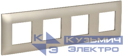 Рамка 4-м SKANDY SK-F04Sh шампань IEK SK-M42-K37