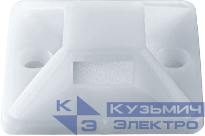 База монтажная самоклеящаяся NFP-25-100/WH 25х25 бел. (уп.100шт) Navigator 71062