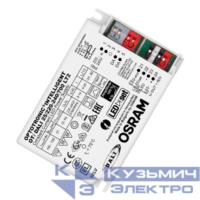 Аппарат пускорегулирующий электронный (ЭПРА) OTI DALI 25/220-240/700 LT2 DIM OSRAM 4052899488144