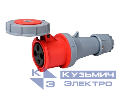 Розетка переносная 3Р+РЕ 125А 380В IP67 РП-103 DEKraft 26143DEK