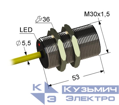Выключатель бесконтактный PS2-30M53-10B11-K (ВБ2.30М.53.10.1.1.K) МЕГА-К A8010-79685300