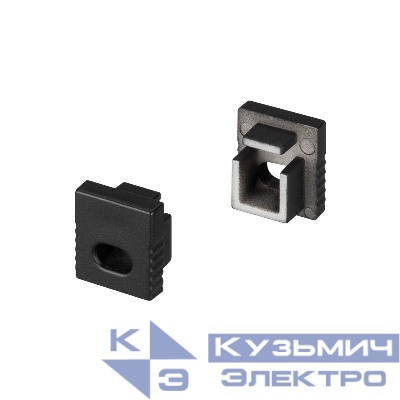 Заглушка SL-MINI-8 BLACK с отверстием пластик Arlight 030518