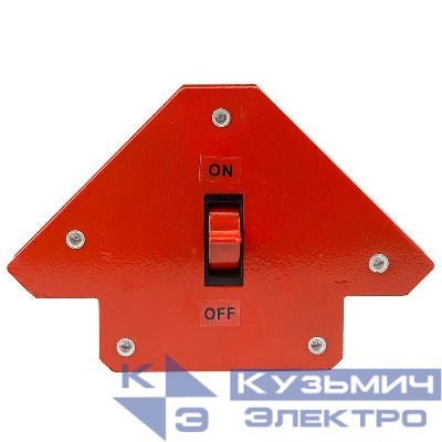 Угольник-держатель магнитный для сварки отключаемый на 3 угла усилие 11.3кг Rexant 12-4835