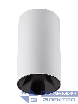 Светильник PDL-R 14080 GU10 IP20 230В ДПО накладной WH/BL JazzWay 5031340