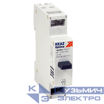 Кнопка управления мод. OptiDin KM63 AF 02 УХЛ3 КЭАЗ 138903