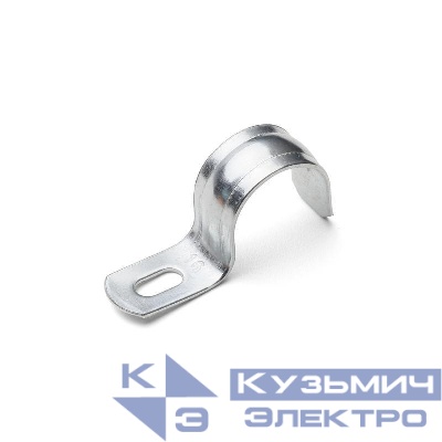 Скоба крепежная однолапковая СМО d60-63мм метал. оцинк. (уп.50шт) Fortisflex 69201