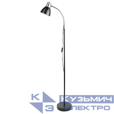 Светильник KD-359F C02 напол. торшер 230В 40Вт E27 черн. Camelion 15188