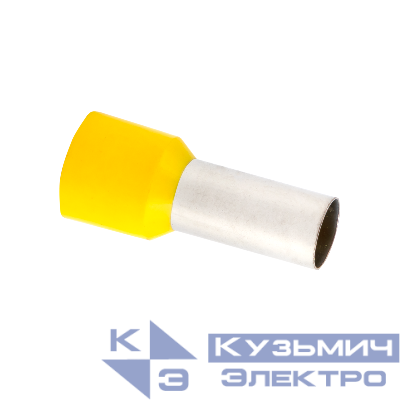 Наконечник штыревой втулочный изол. НШвИ 25.0-16 (уп.50шт) EKF nhvi-25.0-16