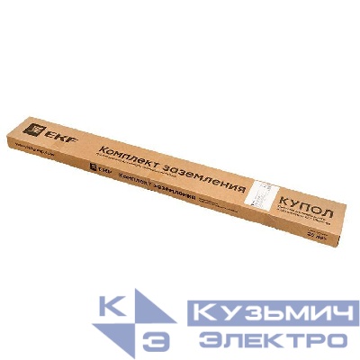 Комплект безмуфтового заземления с заострением 6м EKF gc-24601