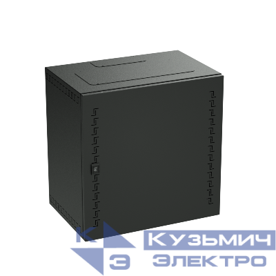 Шкаф телекоммуникационный IT навесной 9U 500х600х400 дверь метал RAL9005 DKC R5STI0940MTB