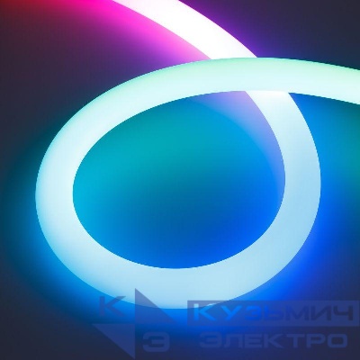 Лента светодиодная SPI-MOONLIGHT-TOP-G180-D40мм 12V RGB 360deg 21.6Вт/м IP65 wire x1 прямой вывод герметичная (уп.5м) Arlight 048828