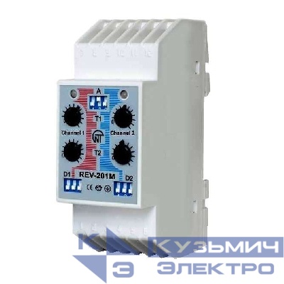 Реле времени РЭВ 201М 4 AC/DC время задержки программир. НовАтек-Электро 3425601201